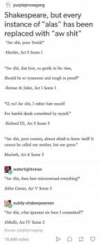 Pin By Spook 3 On Funny Reading Shakespeare Shakespeare Shakespeare Funny