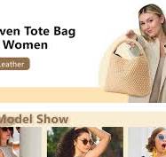 Woven Tote Bag for Women Fashion Woven Bags for Women Shoulder Bag Vegan Leather Handbags Large Work Travel Beach Tote Purse - AliExpress