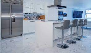 This means you can have the sleek, current kitchen of your dreams with good ol' dependable tile flooring. Types Of White Marble And Their Best Uses