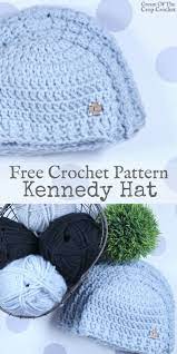 Kennedy Hat Crochet Pattern Cream Of The Crop Crochet Crochet Hat Free Crochet Hats Crochet Baby Hat Patterns