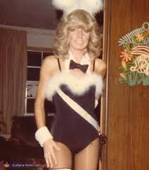 A playboy bunny is a waitress at a playboy club. 1980 S Playboy Bunny Costume
