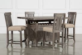 P The Jaxon Grey Counter Dining Collection Allows You To Enjoy One Of Our Affordable Dining Room Sets Formal Dining Room Furniture Counter Height Dining Sets