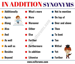 in addition synonym 28 useful synonyms for in addition