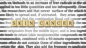 Skin cancer is the most common type of cancer in humans. Skin Cancer With Blur Background And Definition Stock Photo Picture And Royalty Free Image Image 22935216
