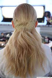 This Is So Much Cooler Than Your Boring Black Ponytail Holder Hair Styles Editorial Hair Runway Hair