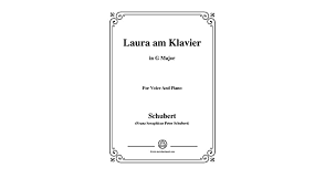 Load more similar pdf files. Amazon Com Schubert Laura Am Klavier Laura At The Piano 1st Version D 388 In G Major For Voice Piano French Edition Ebook Franz Seraphicus Peter Schubert Kindle Store