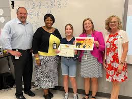 When it comes to the Polk County Kids Tag Art (KTA) program, this has been  quite a year for kids named Jocelyn at Wendell Watson Elementary.  Superintendent Heid visited the school yesterday