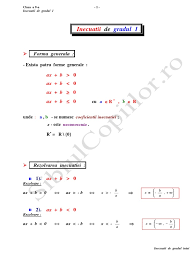 Видео inecuatii rezolvate de gradul 2 (lic_inecuatie11) канала radu poenaru. Inecuatii De Gradul 1