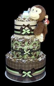 2 bpa free bottles 21 size 1 premium diapers 1 snugly security blanket 4 burp cloths 1 receiving blanket 2 cotton washcloths once disassembled, the monkey diaper cake items are completely useable by the lucky recipient. Modern Monkey Blankets Baby Shower Diaper Cake Centerpiece Gift