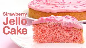 You can easily make this strawberry jello cake your own by changing up the flavor of the jello and top with different berries. How To Make Strawberry Jello Cake Recipe Diy Yummy And Fluffy Dessert Pink Cake Baking Cherry Youtube