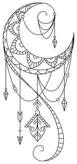 The art of drawing henna (or mehendi) is already many hundreds of years, but until recently remained popular only in the east, and especially in india. Talisman Draping Crescent Tattoos Trendy Tattoos Body Art Tattoos