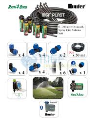 Hunter Rainbird Zamanlayicili Rotor Bahce Sprey Cim Sulama Seti 0 300 M2 Zamanlayici Secenekli Mgf Bahce Damla Sulama Sistemleri Uretimi Izmir