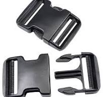 Buckle Clips 4-Pack Plastic Side Release Buckles – 40mm Wide, Black POM  Clip For Backpacks, Luggage & Straps Buckleguy Single Release Attachments