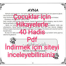 Bu hadisi mslim rivayet etmitir. 4 6 Yas Dunyasi Hikayelerle 40 Hadis Pdf Icin Sitemizi Facebook