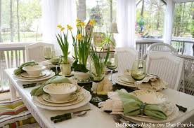 The theme dictates the direction in planning the whole event, whether a simple burger kiddie party, an alfresco set up for a summer get together or a formal dining. Easter Table Settings And Decorating Ideas Walking On Sunshine Recipes