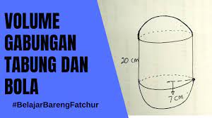 Matematika sd 1 luas bangun gabungan balok kubus youtube. Volume Gabungan Tabung Dan Bola Matematika Sd Kelas 6 Youtube