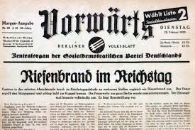 Section 1 the eighteenth article of amendment to the constitution of the united states is hereby repealed. Reichstagsbrand 1933 Zwei Wahrheiten Im Vorwarts Vorwarts