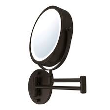 ovente wall mount led lighted makeup