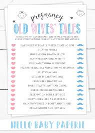 Gender Reveal Old Wives Tales Game Gender Reveal Games Gender Reveal Gender Reveal Guess