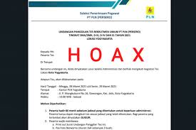 April 11, 2021 baca selengkapnya subscribe box receive in your inbox the latest content and participate in the promotions and benefits we have prepared for you. Hoaks Undangan Panggilan Tes Rekrutmen Umum Pt Pln Lokasi Yogyakarta Halaman All Kompas Com