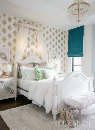 For a dynamic yet uncomplicated décor opt for bold prints and colors. Two Dreamy Little Girls Bedrooms Little Girl Bedrooms Luxury Bedding Master Bedroom Girls Bedroom