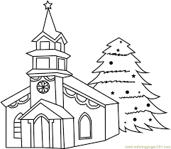 Royal christmas house for kids. Decorated House With Christmas Tree Coloring Page For Kids Free Christmas Decorations Printable Coloring Pages Online For Kids Coloringpages101 Com Coloring Pages For Kids