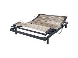 sommier electrique de relaxation gris extra plat 140x190 vente de someo conforama