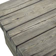 While most outdoor coffee tables stand out like a sore thumb, this one is a master of disguise with. Manteo Rustic Coastal Outdoor Patio Side Table Contemporary Modern Furniture Lexmod