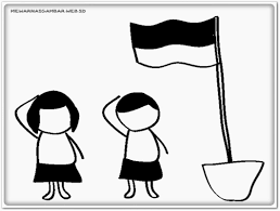 Mewarnai Gambar Bertema Hari Kemerdekaan Gambar Warna Anak