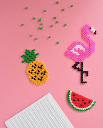 Hello Summer Crafts We Were Making A Father S Day Craft When We Discovered How Much Fun These Pyssla Beads Are Four Summer Summer Crafts Pyssla Beads Crafts