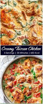 Creamy Tuscan Chicken Recipe Creamy Chicken Recipes Recipes Chicken Dinner Recipes