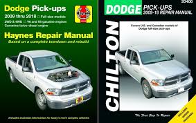 Who better to protect your vehicle than the company who built your vehicle? Haynes Chilton Update 4th Gen Dodge Ram Repair Manuals
