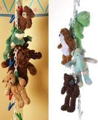 10 Extra Clips For Chain Gang Toy Organizer White Toy Organization Stuffed Animal Storage Pet Organization