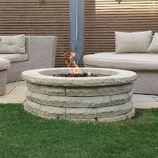 Complete your home deck or patio with a custom diy fire pit kits from fire pit outfitters! Stone Fire Pit Base Minster Paving