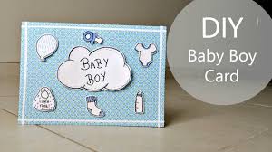 Download Diy Baby Boy Card With Free Printable Youtube
