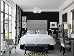 ديكورات غرف نوم أسود ورصاصي رمادي أحمر بنفسجي كتالوج ضخم