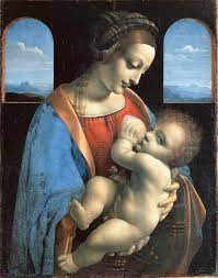Madonna and child painting da vinci. Leonardo Da Vinci The Madonna And Child The Litta Madonna Painting By Hermitage Museum