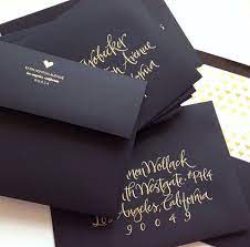 Sugar Paper La Classy Fun Invitaions Wedding Invitations Gold Lettering Stationary Matte Black Env Wedding Invitation Cards Wedding Stationery Sugar Paper