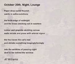 October 20th, Night, Lounge