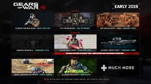 Gears Of War 4 Early 2019 Events Challenges