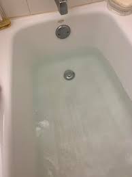 So whenever possible, try to drain some water before beginning the process. Why Is My Bath Water Bluish Green Whatisthisthing