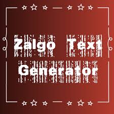 Computer font systems allow these special types of placements of marks (above or below) on any character. Zalgo Text Generator To Make Zalgo Font Online