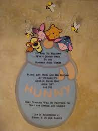 Invitation Made On The Cricuit Winnie The Pooh Birthday 1st Boy Birthday Pooh Invitation