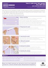 Are there any natural cotton tampons for women? National Cervical Screening Program How To Take Your Own Sample For An Hpv Test Pad Of 25 Australian Government Department Of Health
