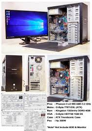 Processor amd phenom ii x2 555 be unlock to phenom ii x4 b55 be kondisi : Amd Phenom Ii X2 555 Am3 3 2ghz 2c 2t Black Edition Tdp80w Suit For Work From Home Research Office Also With Low End Gaming Use Electronics Computer Parts Accessories
