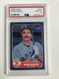 1986 bill laimbeer fleer basketball card #61, no creases. 1986 Fleer Baseball Card 341 Wade Boggs Single Cards Sports Collectibles Guardebem Com