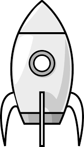 Use With The Straw Rocket Pin Cartoon Rocket Coloring Book Colouring Black White Line Art On Cli Space Theme Classroom Space Classroom Space Preschool