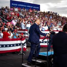 Trump Resumes the Rallies He Cherishes, but Covid Vexes His Plans - The New York Times