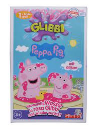 Peppa pig is a cheeky little piggy who lives with her younger brother george, mummy pig and daddy pig! Simba 105953348 Glibbi Peppa Pig Badespass Mit Kaufland De