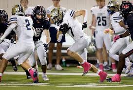 Repost @sportsdayhs Photos: Lake Highlands rolls past Jesuit for a Thursday  night victory🏈 📸: @weatherfox